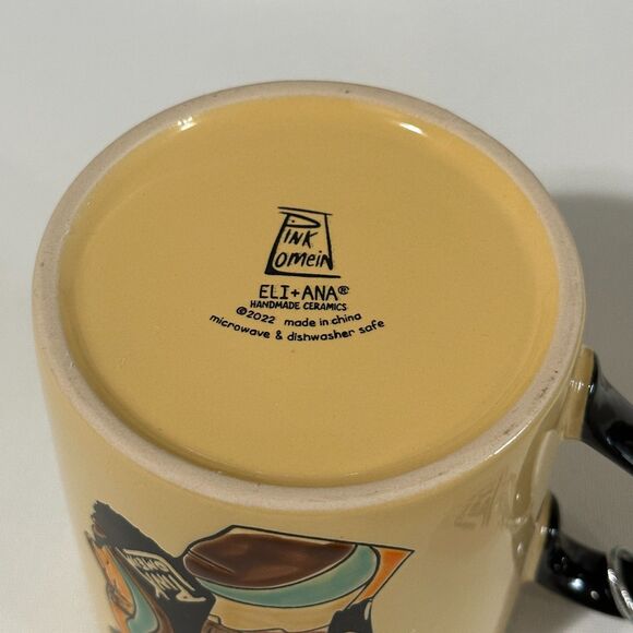 Pink Lomein Eli and Ana Mug "Show Up for Yourself" Ceramic Cup 18 oz New - Picture 2 of 5